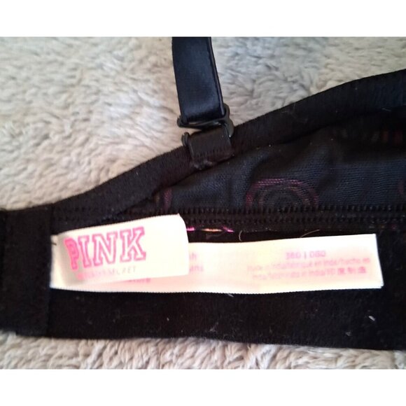 Victoria's Secret PINK Bra 36D Wear Everywhere Wireless Push Up Rainbow - Picture 5 of 5